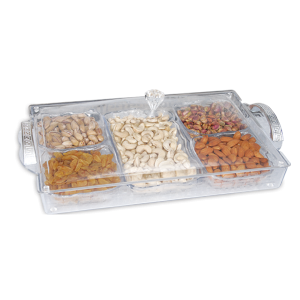 Compartment Dry Fruite Tray